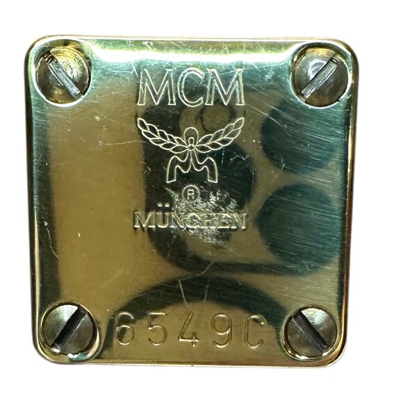 MCM Cognac Visetos Shoulder Bag - Picture 9 of 12